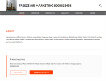 Tablet Screenshot of freezeairmarketing.com